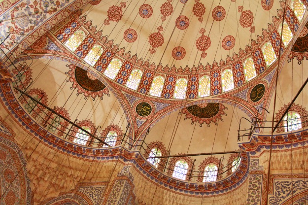 Inside the Blue mosque